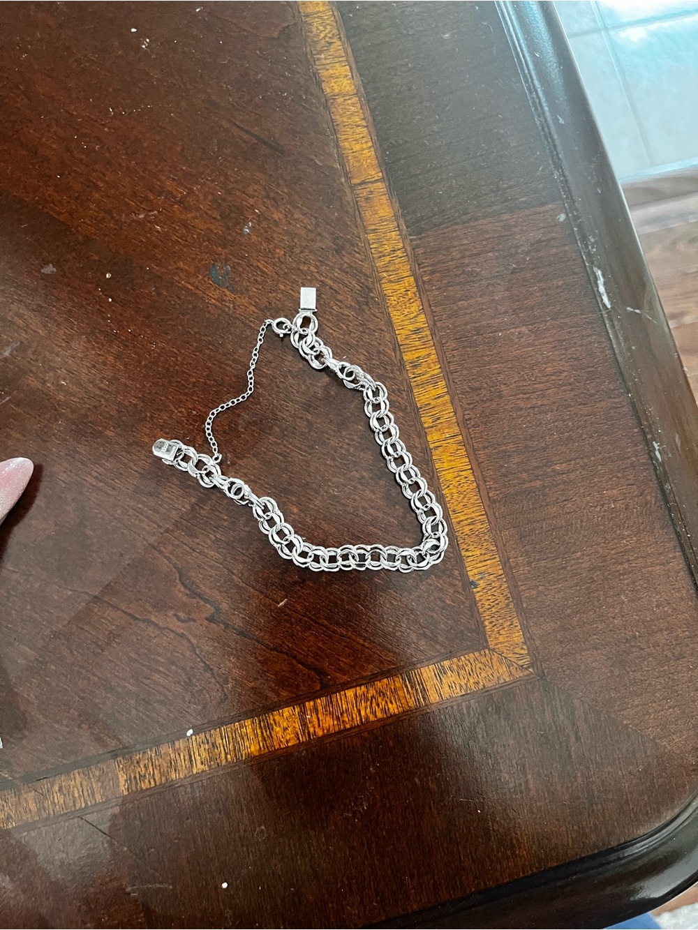 Sterling Silver Chain Bracelet - Polished Silver Women’s Jewelry